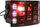 Pajisje drite LED Derby Effect RGBW UV, efekte DJ, e zezë