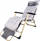 Стол zero gravity Carruzzo Outdoor, склоплив, со перница, сив