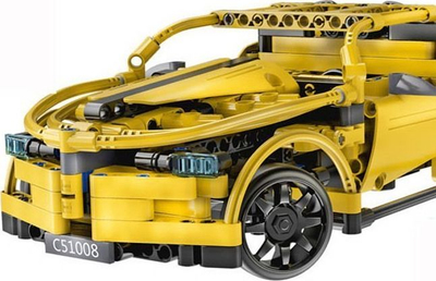 Set konstruktori Cada C51008W, makinë me pult Chevrolet Camaro, 419 copa, e verdhë
