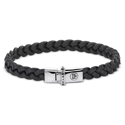Byzylyk për meshkuj Rebel&Rose RR-L0170-S, e zezë/argjendtë