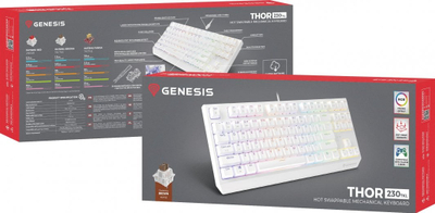 Тастатура Genesis Thor 230 TKL Outemu Brown