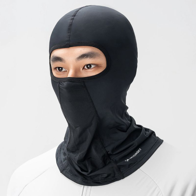 Maskë balaklava Wozinsky për biçikletë dhe motor, material ice silk, e zezë