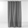 Perde dushi Plain, 180x200 cm, me grepa, gri