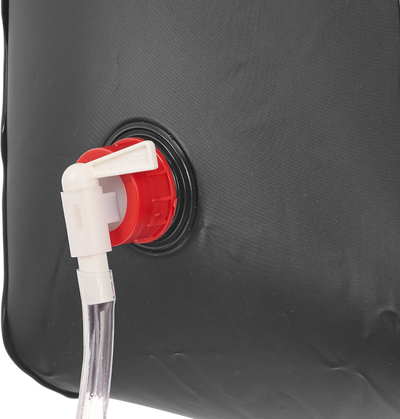 Dush kampingu me diell Tourist Keltin, 40L, PVC, i zi