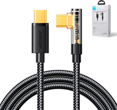 Kabllo USB-C në USB-C Joyroom JYR651, 1.2 m, 100 W, e zezë