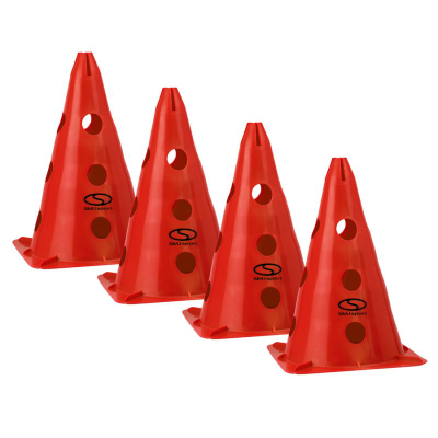 Set kone trajnimi SMJ Sport PT4-13H, 4 copë, 30 cm, të kuqe