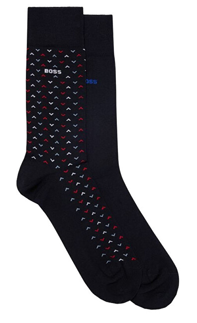 Set çorape për meshkuj HUGO BOSS 50491160-401, të zeza