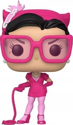 Figurë koleksionuese Funko Pop Heroes Bombshell Catwoman, 12cm, edicion Breast Cancer Awareness, rozë