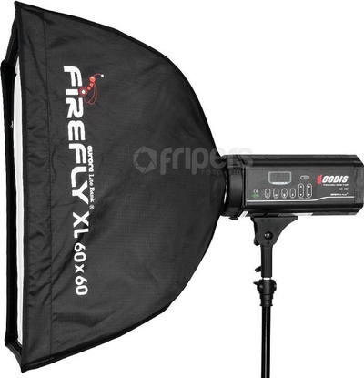 Softbox palosës Aurora Firefly XL FXL 66S BW, 60 x 60 cm, për Aurora Bowens, i zi