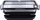 Skarë elektrike Tefal Optigrill + XL GC 722 D, e zezë / argjendtë