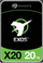 Disk i fortë Seagate Exos X20, 20TB, SAS 12Gb/s, 7200RPM