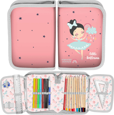 Penar Paso Ballerina PP22BC-001, i mbushur, me 3 ndarje, rozë