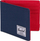 Portofol Herschel Supply ROY, bi-fold, me RFID, blu e kuqe
