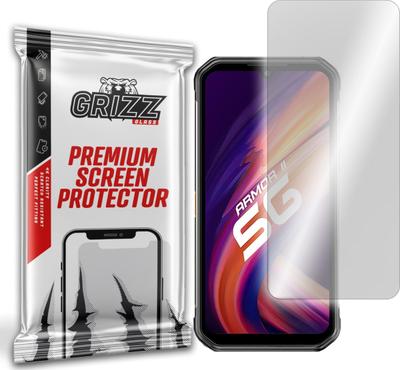 Xham mbrojtës GrizzGlass Hybrid Glass për Ulefone Armor 11T 5G, transparent