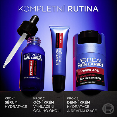 L'Oréal Men Expert Power Age Recharging Night Gel, 50 ml