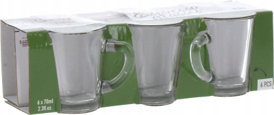 Set gotash espresso Coffee Espresso Glass, 70ml, xham transparent