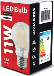 Llambë LED Maclean MCE280 Filament Retro Edison, E27, 11W, dritë e ngrohtë