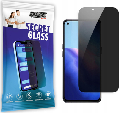 Xham privatësie Grizz SecretGlass për Oppo Reno 5 5G, hibrid, i zi