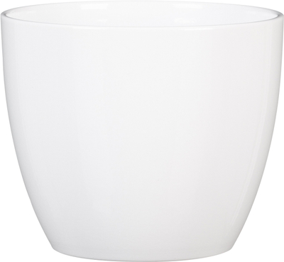 Set vazo dekorative Planter, 28 cm, 2 copë, të bardha