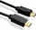 Kabllo DisplayPort STANDARD v1.4, 1 m, 8K, e zezë