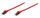 Kabllo rrjeti Intellinet Cat6 UTP, 0.3 m, snagless, e kuqe