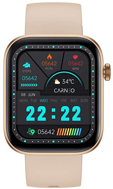 Orë smart për femra CARNEO Zenith HR+, bezhë