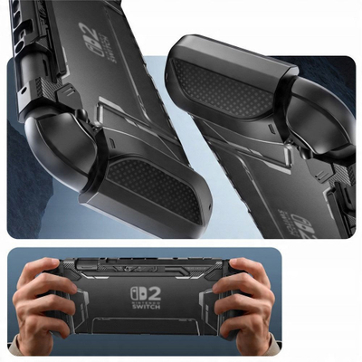 Mbulesë Supcase Blade për Nintendo Switch 2, hibrid, rezistente, e zezë