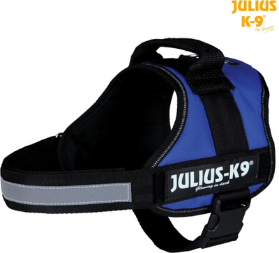 Shalë qeni Julius K9 Powerharness, reflektuese, najlon, e zezë