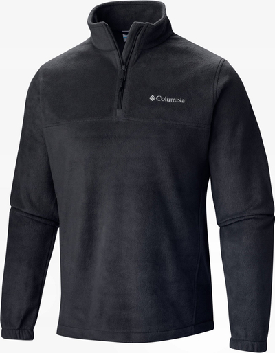 Xhaketë fleece për burra Columbia Steens Mountain Half Zip, poliester 100%, madhësia XL, e zezë