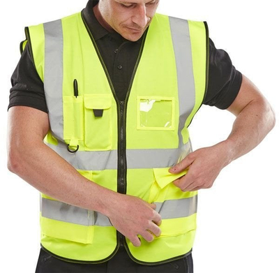 Jelek sigurie Beeswift Executive, reflektues, për punë, Saturn Yellow 3XL