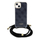 Kllëf telefoni Guess GUHCP15SHC4SEK për iPhone 15 14 13 6.1", me kordon, i zi