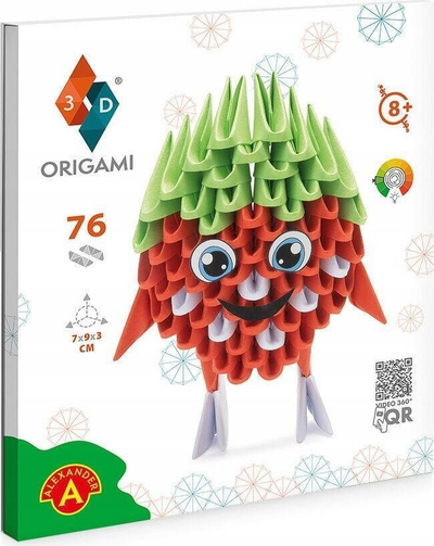 Set origami kreativ 3D HQ Invento, Luleshtrydhe, 76 copa, për kalamaj 8+