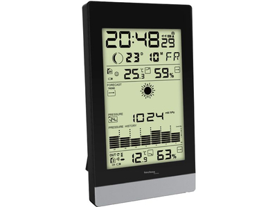 Stacion moti TechnoLine WS 9050, sensor pa kabllo 60 m, ekran dixhital, i zi