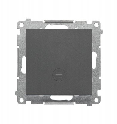 Çelës i vetëm Simon 55 TW1L.01/116, LED, 10AX, grafit mat