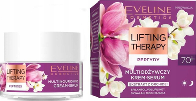 Krem fytyre Eveline Lifting Therapy multi-ushqyes, për moshë 70+, 50 ml
