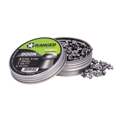 Fishekë ajri Ranger Diabolo Doom, 4.5 mm, 0.54 g, 500 copë