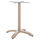 Bazë tavoline alumini HM460, 66x66x72cm, këmbë kryq 48x48cm, cappuccino matte