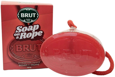 Sapun trupi Brut Attraction Totale, Soap on a Rope, 150g, i kuq
