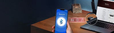 Bluetooth адаптер Mercusys MA530, USB нано, Bluetooth 5.3, црн