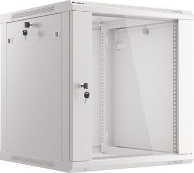 Kabinet muror rrjeti Lanberg WF01-6612-10S, 19", 12U, i zi