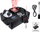 Makina e tymit Light4Me JET 2000, LED RGB, me telekomandë, e zezë
