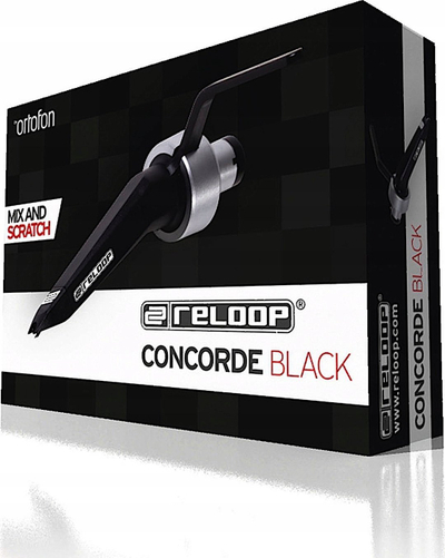 Kokë gramafoni Reloop Concorde Black, stift sferik, e zezë