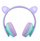 Kufje pa tela PowerLocus P2 Kids Cat Ears, për fëmijë, lejla blu