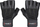Ракавици за фитнес Mittens HMS RST04, кожа, потпора за зглоб, црни