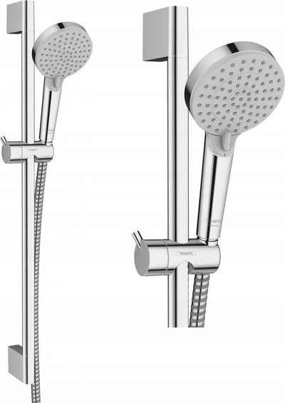 Set dushi Hansgrohe Vernis Blend, shufër 72 cm, kokë dore me gyp, krom