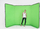Sfond fotografik Lastolite Panoramic Chromakey, 4m, me kornizë, jeshile