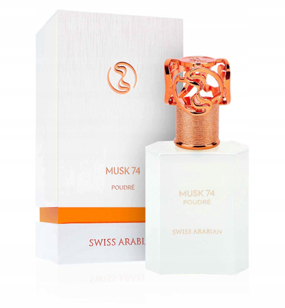 Parfum unisex Swiss Arabian Musk 74 Poudré EDP, 50ml, i bardhë
