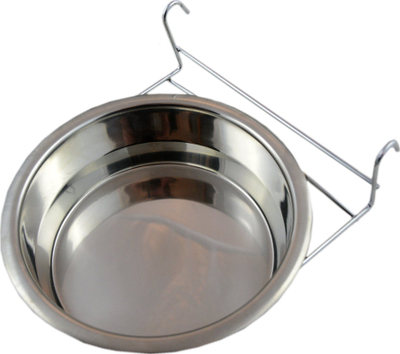 Enë varëse për zogj Panama Pet, 1.34L, çelik inox