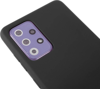 Futrollë Goospery për Samsung Galaxy A72 4G 5G, soft jelly, e zezë