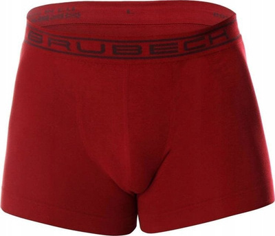 Bokse për burra Brubeck BX10050A Comfort Cotton, pambuk, XXL, të kuqe të errët